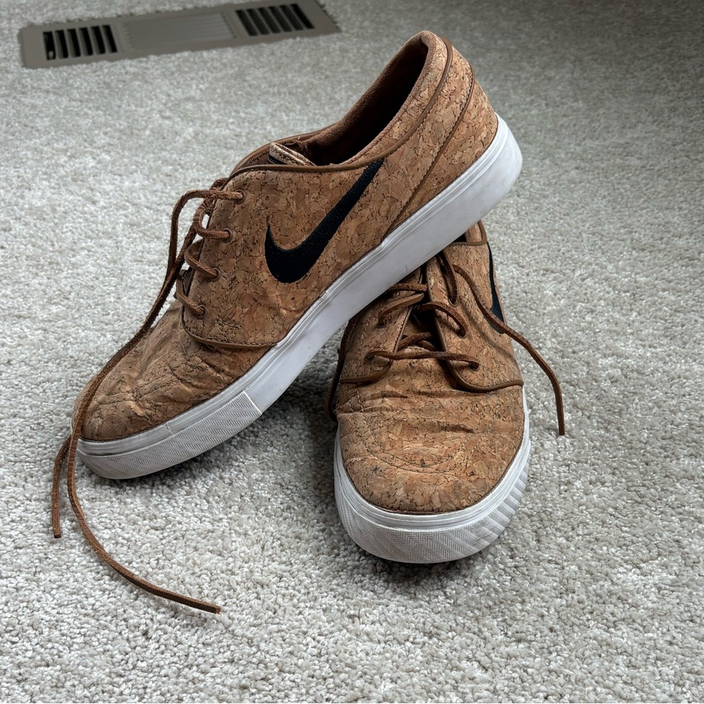 Nike Brown and White Sneakers